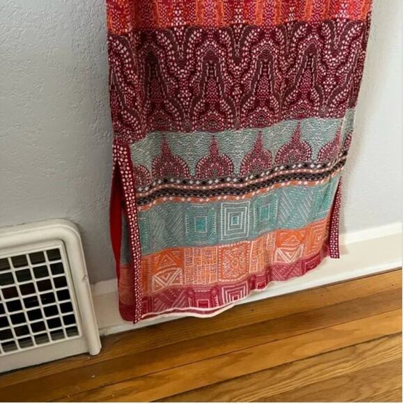 Ivko Colorful Loose Stitch Long Knit Maxi Dress - Picture 4 of 11